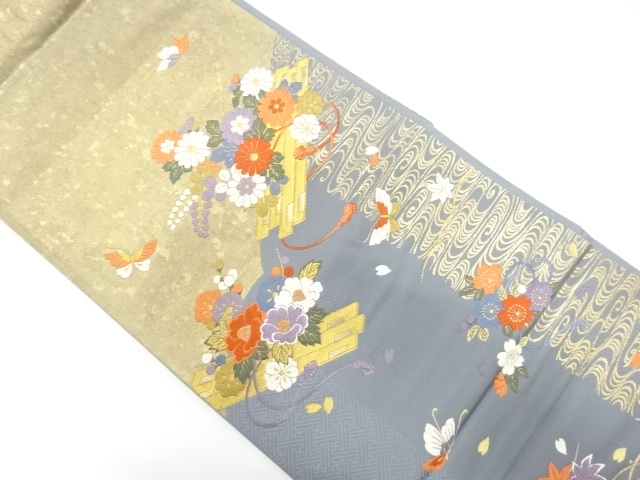 JAPANESE FUKURO OBI / WOVEN BUTTERFLY